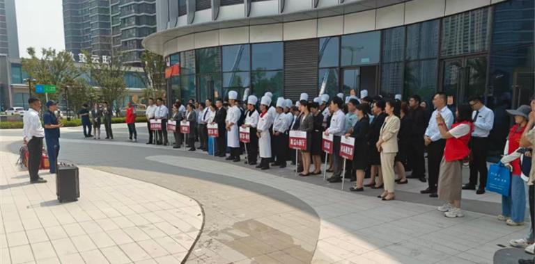 龙港新城：联合消防演练 助力文明建设