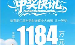 喜报！龙港有人中1184万！