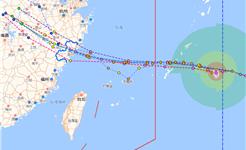 强台风“白海豚”，预计7日移入东海，预计路径直指温州！